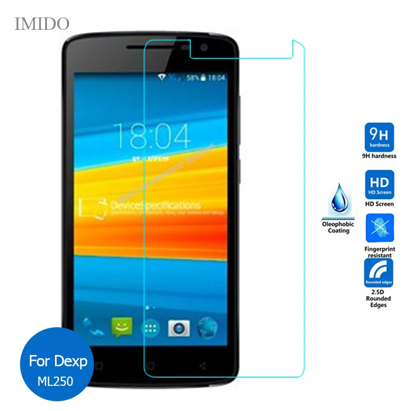 

For DEXP Ixion ML250 Amper M Tempered Glass Screen Protector 2.5 9h Safety Protective Film on ML 250