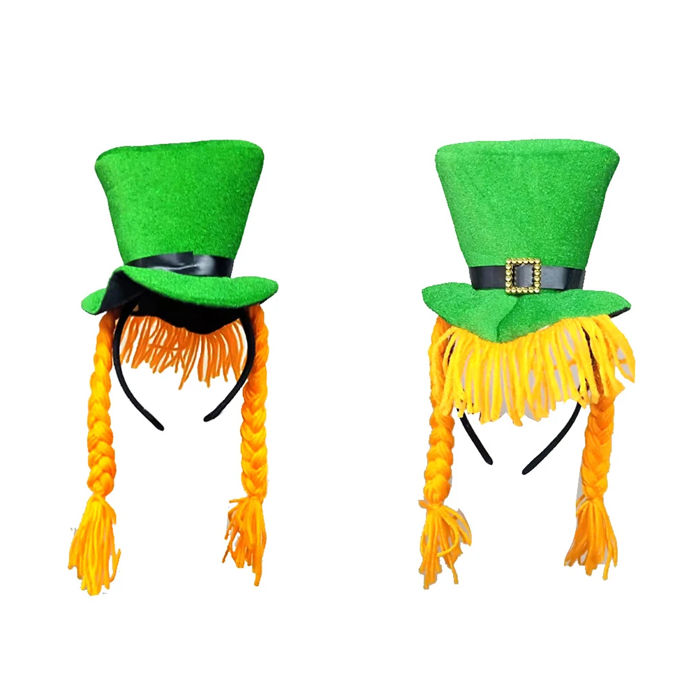 St Patrick/’s Day Leprechaun Top Hat Halloween Irish Costume Headbands for Women St Pattys Day Accessories St Patrick/’s Day Decorations Party Decoration