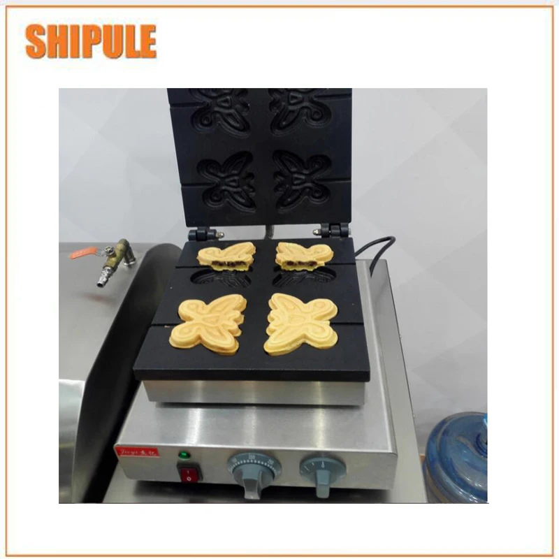 butterfly shaped waffle make shapes lolly waffle maker/ waffle stick