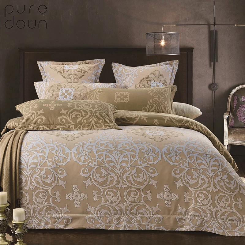 

Puredown Bedding set France Australia US UK and Japan Size Duvet Cover Set Pillowcase Queen King Size Without Flat Fitted Sheet