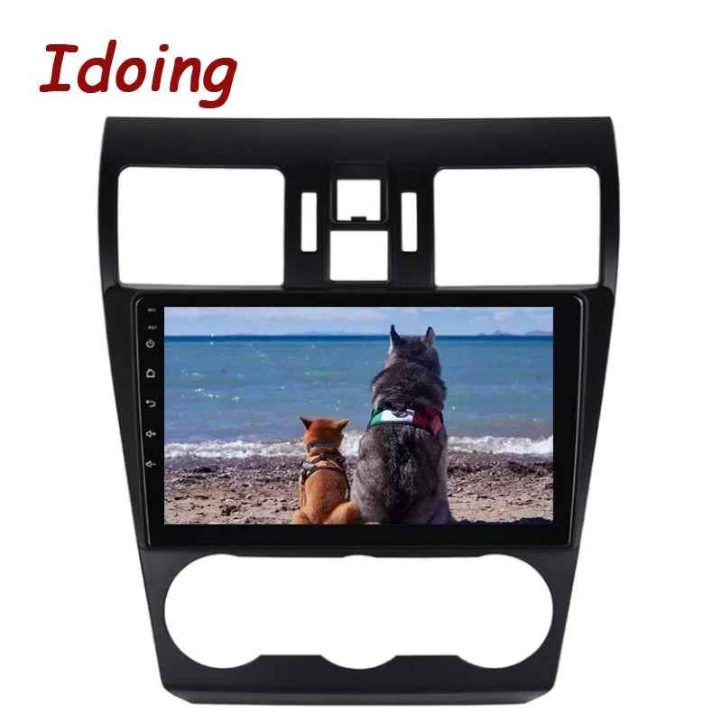 Idoing 1Din 9 &quotАвтомобильный Android 8 0 радио Vedio GPS мультимедийный плеер для Subaru WRX 2013 2015 4G