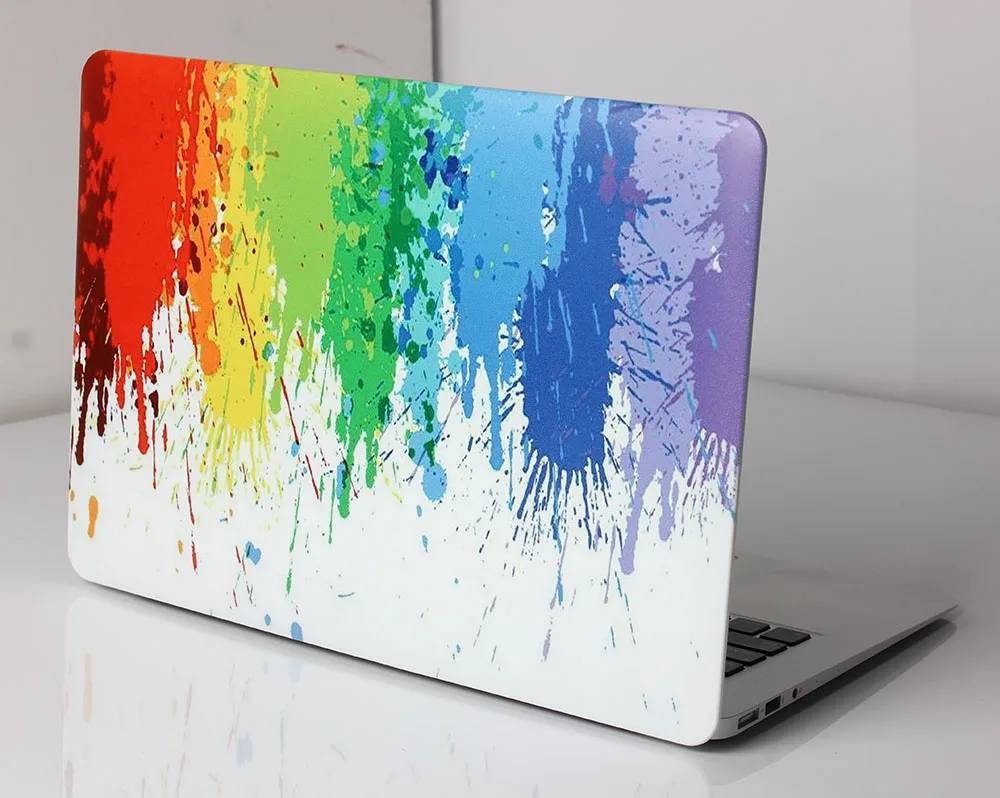 Carry360 жесткий чехол с цветным принтом для Macbook Air 11 Pro retina 12 13,3 15 дюймов сумка для ноутбука Mac book air 13 с сенсорной панелью A1932 - Цвет: 1