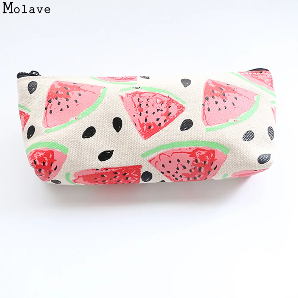 New Designer Cute Fruits Cosmetic Makeup Bag Stationery Pencil Pen Case