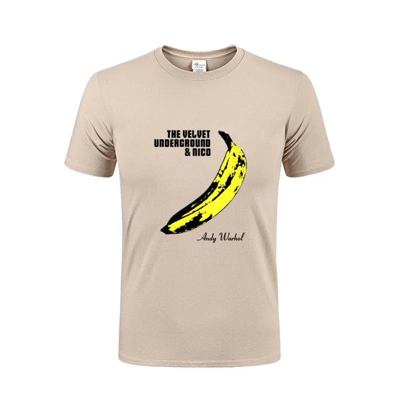В Velvet Underground Для мужчин 3D футболка группа панк рок с короткими рукавами для