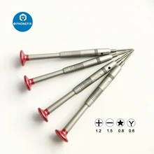 PHONEFIX Набор прецизионных отверток, алюминиевая хромированная отвертка для iPhone, инструмент для ремонта электроники, отвертка Pentalobe