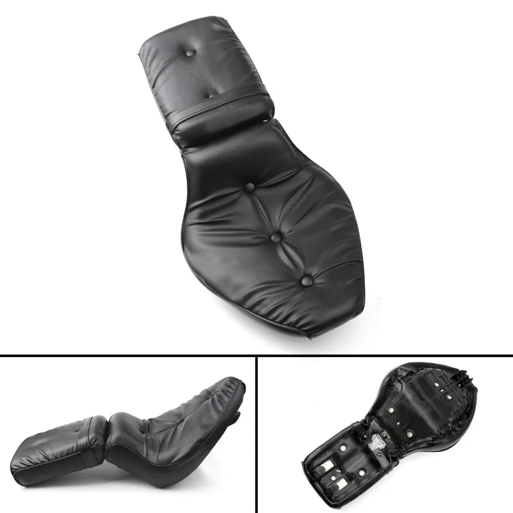 Здесь продается  Black Leather Driver&Passenger Seat 2-up For Motorcycle 1988-1993 Honda Shadow VLX 600/VT600 1989 1990 1991 1992   Автомобили и Мотоциклы