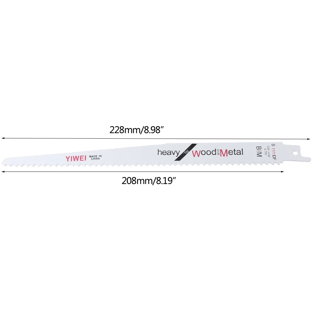 5 шт. 228 мм 9 "Бим s1111df гибкие Sabre Пилы лезвия для дерева и металла Резка