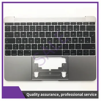 

For Macbook 12'' A1534 Swedish Swiss German Danish Russian Spain French Keyboard w/ Gray Topcase 2015 2016 2017 Years