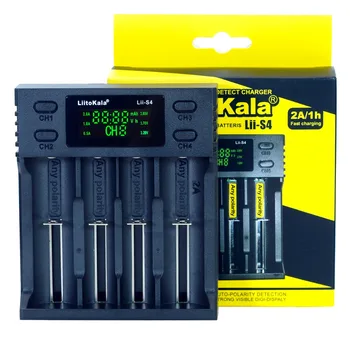 

Connector Lii-S4 LCD 3.7 v 18650 18350 18500 16340 21700 20700B 20700 10440 14500 26650 1.2 v AA AAA NiMH lithium batterycharger
