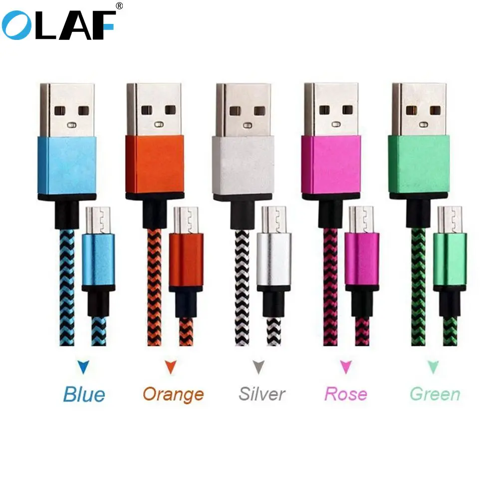 

OLAF Micro USB Cable Sync Cord Type-c Cable For Samsung S9 Huawei Mate 20 Pro USB Phone Charger cables For iPhone XS Max XR X 10