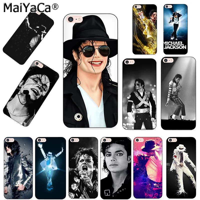 

MaiYaCa michael jackson singer soft silicone Phone accessories Case For iPhone 5s 6s 7plus 8 8plus X XR XS MAX 11pro max case