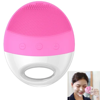 

Electric Face Cleanser Vibrator Blackhead Pore Clean Silicone Cleansing Brush Facial Spa Massage Skin Care Anti-Aging