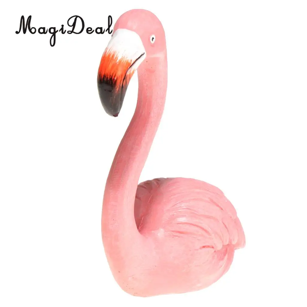 Chic Flamingo Ormament Figurines Sculpture Wedding Decor Home Decoration 8 Styles 8-15cm, Pink