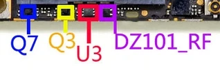 25 комплектов оригинальная новая кнопка Q3 + U3 home ic DZ101_RF микросхема управления
