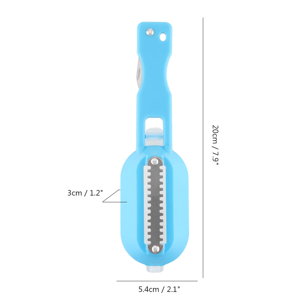 Multipurpose Fish Scale Brush Home Kitchen Garden Cooking Tool Clean Convenient Scraping Scale Kill Fish with Knife Machine