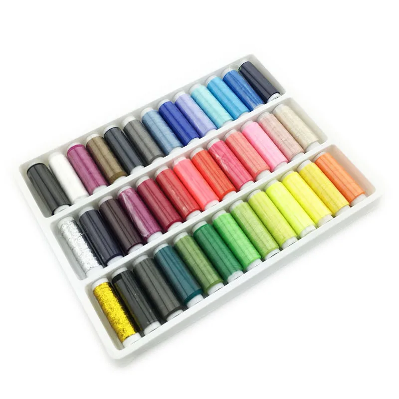 39pcs Sewing Threads Set DIY Sewing Thread Kit for Hand Sewing or