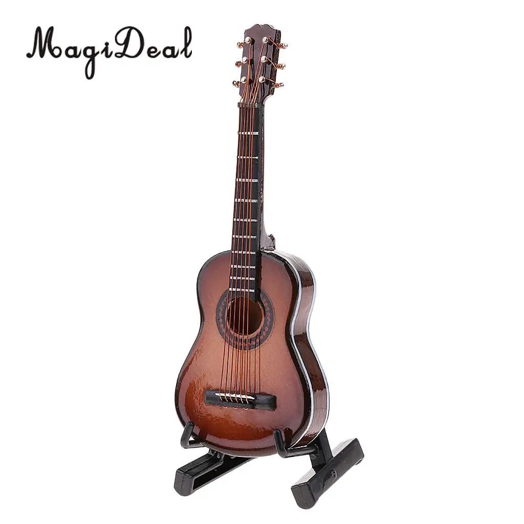 MagiDeal 1/6 Scale Handmade Classic Guitar Model Instrument for 12 Inch Action Figure Doll Toys Soldier Model DIY Accessories