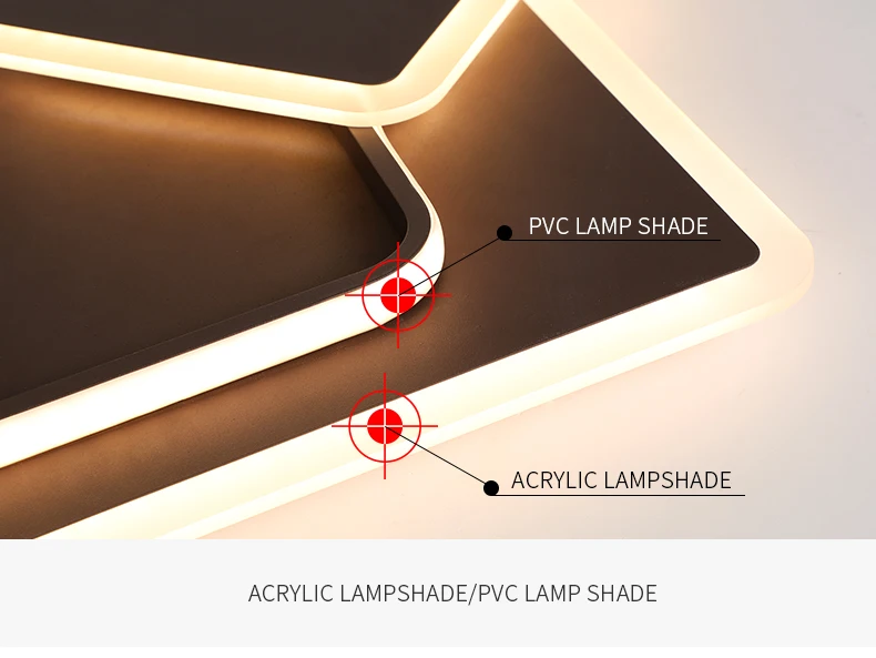 Современный светодиодный потолочный светильник для дома, гостиной, спальни, столовой, кофейного и белого цвета, потолочный светильник, светильники