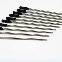 10 шт./лот, цена, для шариковой ручки поперечного типа, заправки чернилами, средние и черные, подходят для дома, класса, офиса