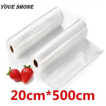 

L Size 20cmx500cm/Roll Vacuum Sealer Food Saver Bag for Kitchen Vacuum Storage Bags Free Shipping