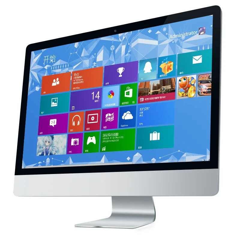 21 5 24 или 27 дюймов процессор 8th i5 8500 RAM 16GB DDR4 HD 1 ТБ SSD OS win7 настольный компьютер ПК|all in