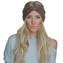 Инструменты для укладки волос, модные женские вязаные крючком крестики, чалма с бантиком, вязаная повязка на голову, Braiders Ear Warmer, аксессуары для оплеточной машины, 1 шт