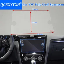 Car Styling GPS Navigation Screen Glass Protective Film For VW Polo Golf Sportsvan 2018 Control of LCD Screen Car Sticker