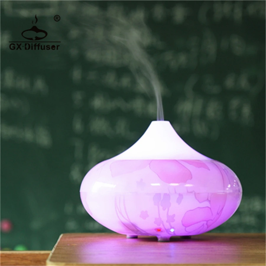 

GX.Diffuser 160ml Portable Air Purifier Aroma Diffuser Air Cleaner LED Light with 7 Colors Ultrasonic Humidifier Spa Bedroom