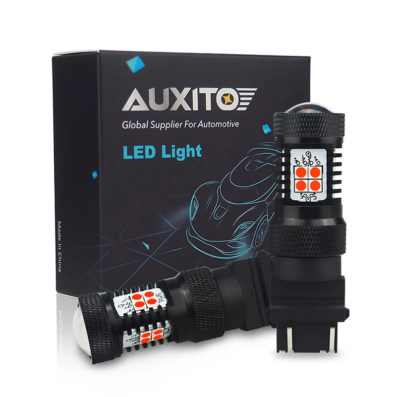 2PCS T25 3157 Car LED Tail Brake Light 3156 LED Bulb for Kia Rio 3 Ceed