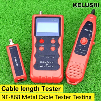 

NF-868 Network LAN Phone Tester Wire Tracker USB Coaxial Cable Tester (Range 1200m) - Red