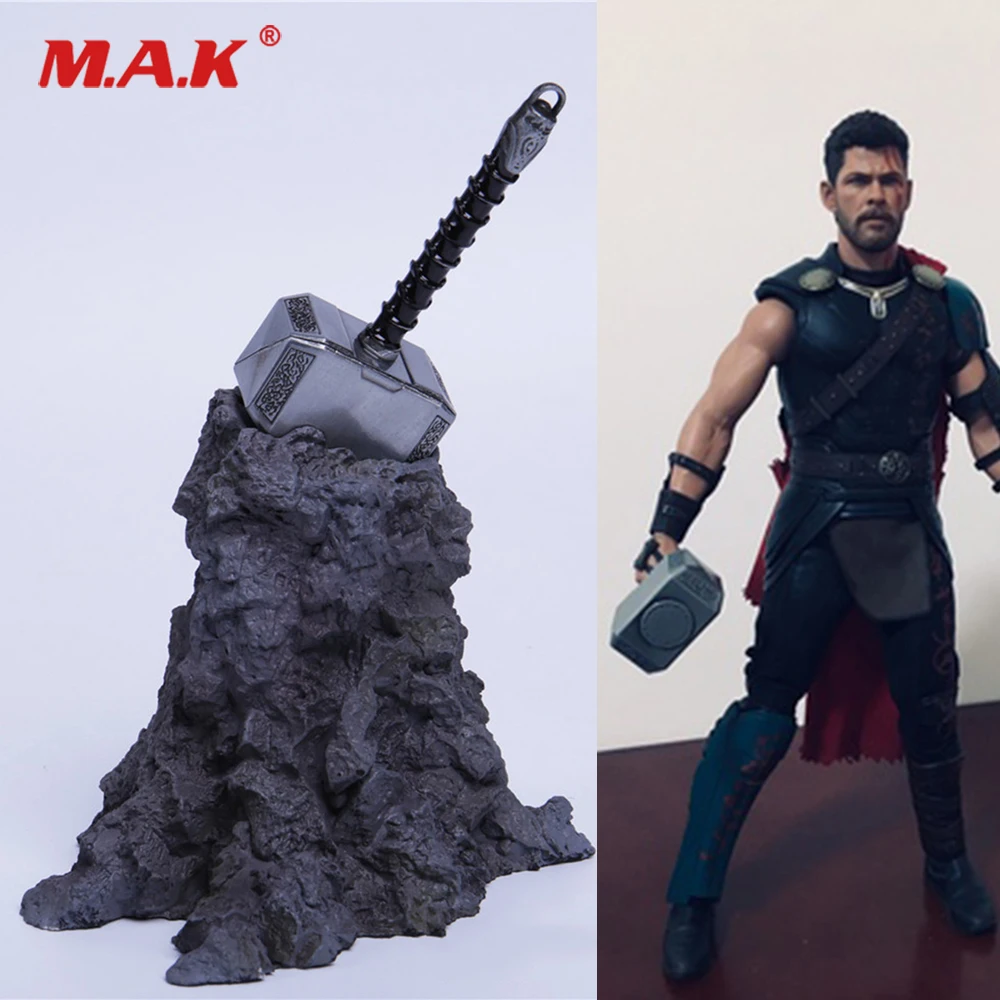 

1/6 Scale Figrue Scene Accessories Thor Hammer Weapon Model for 12 inches Action Figure