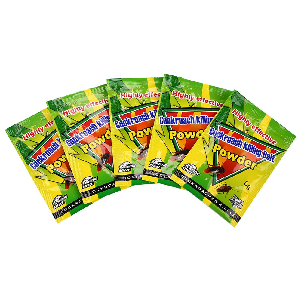

5PCS Powder Outdoor Insecticide Bait Non-Toxic Catcher Cockroach Killing Miraculous Kill Ant Cockroach Bait Home