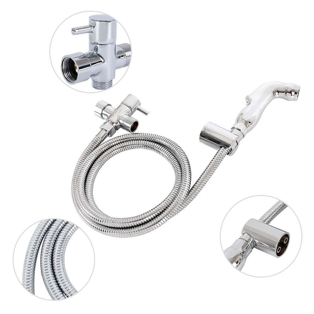 Buy Hand Held Bidet Sprayer with Wall Bracket Diverter
