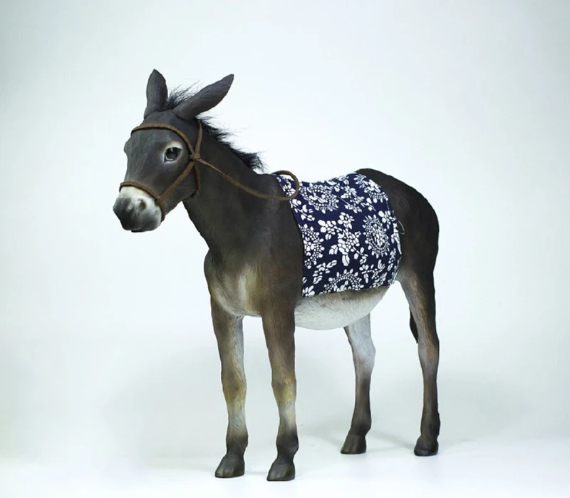 

SGTOYS 1/6 S-07B Simulation Animal Brown Donkey model Resin Anime Statue for 12 inches Action Figure Accessories Collections