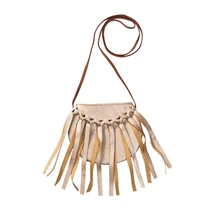 Модная новинка для маленьких мальчиков и девочек много Ленточки украшения сумки, кошелек замысловатым Отделом для карт Кожаный Материал Лидер продаж