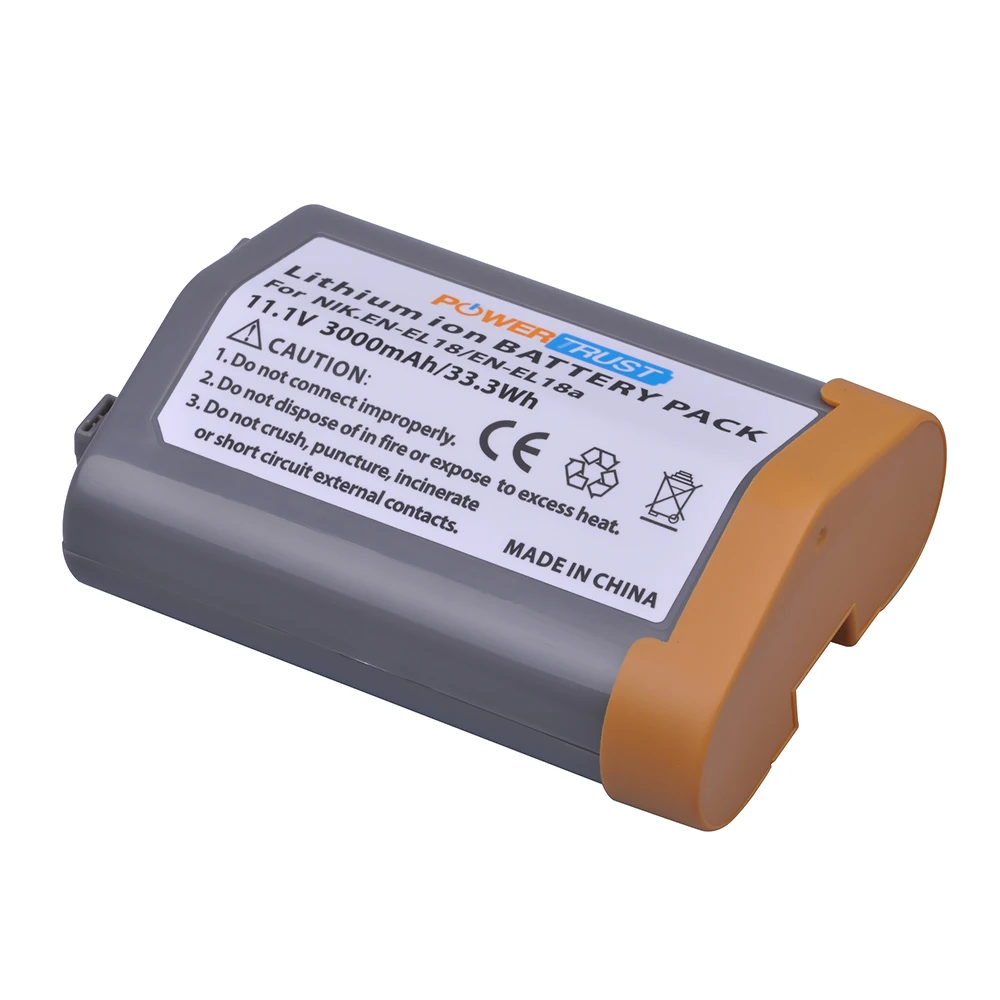 Recarregável da Bateria da Câmera para Nikon Powertrust en El18 Enel18 d4 D4s d5 Mb-d12 D800 D800e En-el18 En-el18a 1x3000 Mah - Image 5