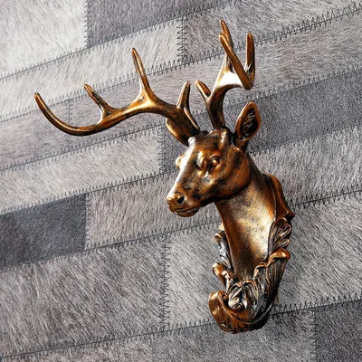 

art car-styling clipper Metope retro animal head key creative hook coat household personality three-dimensional decoration