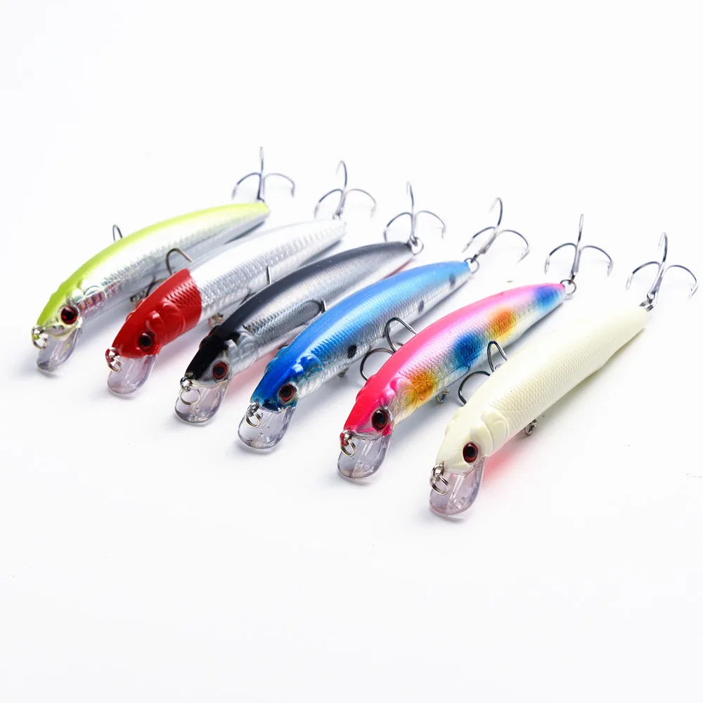 Buy 6pcs/lot Minnow Fishing Lure 11.5cm 18g Deep Sea