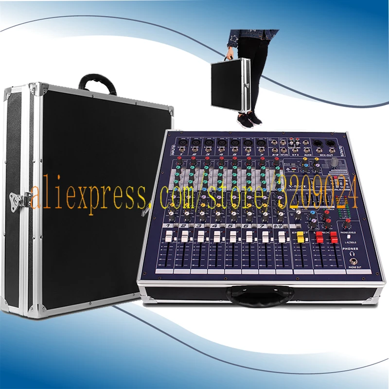 Pro 1800W+1800W High Power 8 Channel Amplifier Air
