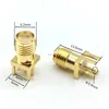 10pcs 1.6mm SMA Female Jack Solder Nut Edge PCB Clip Straight Mount Gold Plated RF Connector Receptacle ► Photo 3/5