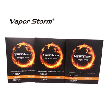 

Vapor Storm Dragon Wire 22GA/24GA/26GA Anti Carbon Laydown with Bright Surface Heating Wire RDA RBA RDTA Coil DIY 15 Feet