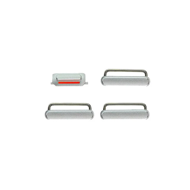 2set/lot Silver/Gray/Gold Complete Power Volume Mute Switch Key Button Set Replacement Part For Apple iPhone 6 Plus 5.5" | Мобильные