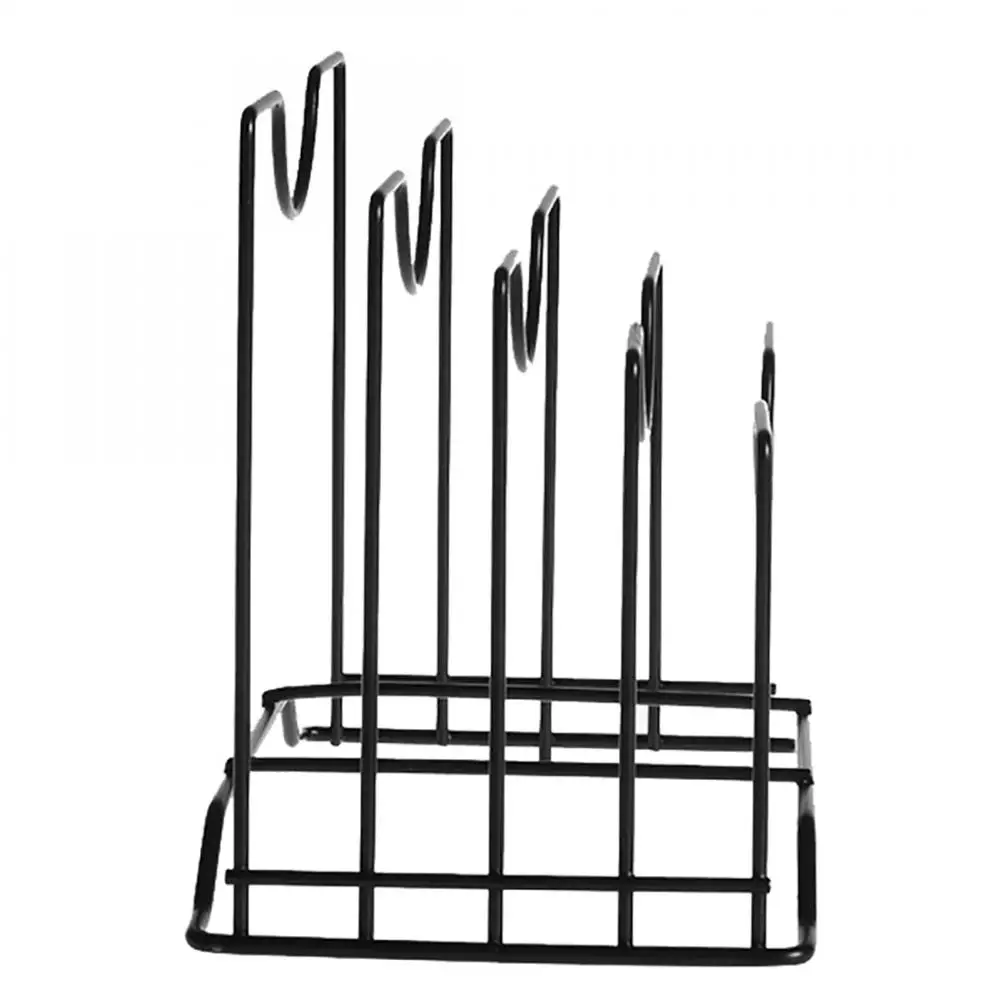 

Black Stainless Steel Iron Multifunction Kitchen Drain Rack For Dish Plate Table Shelf Storage Rack For Chopping Board Pot Lid