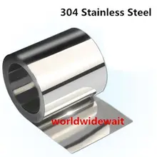 1 шт нержавеющая сталь S304 тонкая пластина лист фольга 0,3 мм-1 мм x 100 мм x 1000 мм