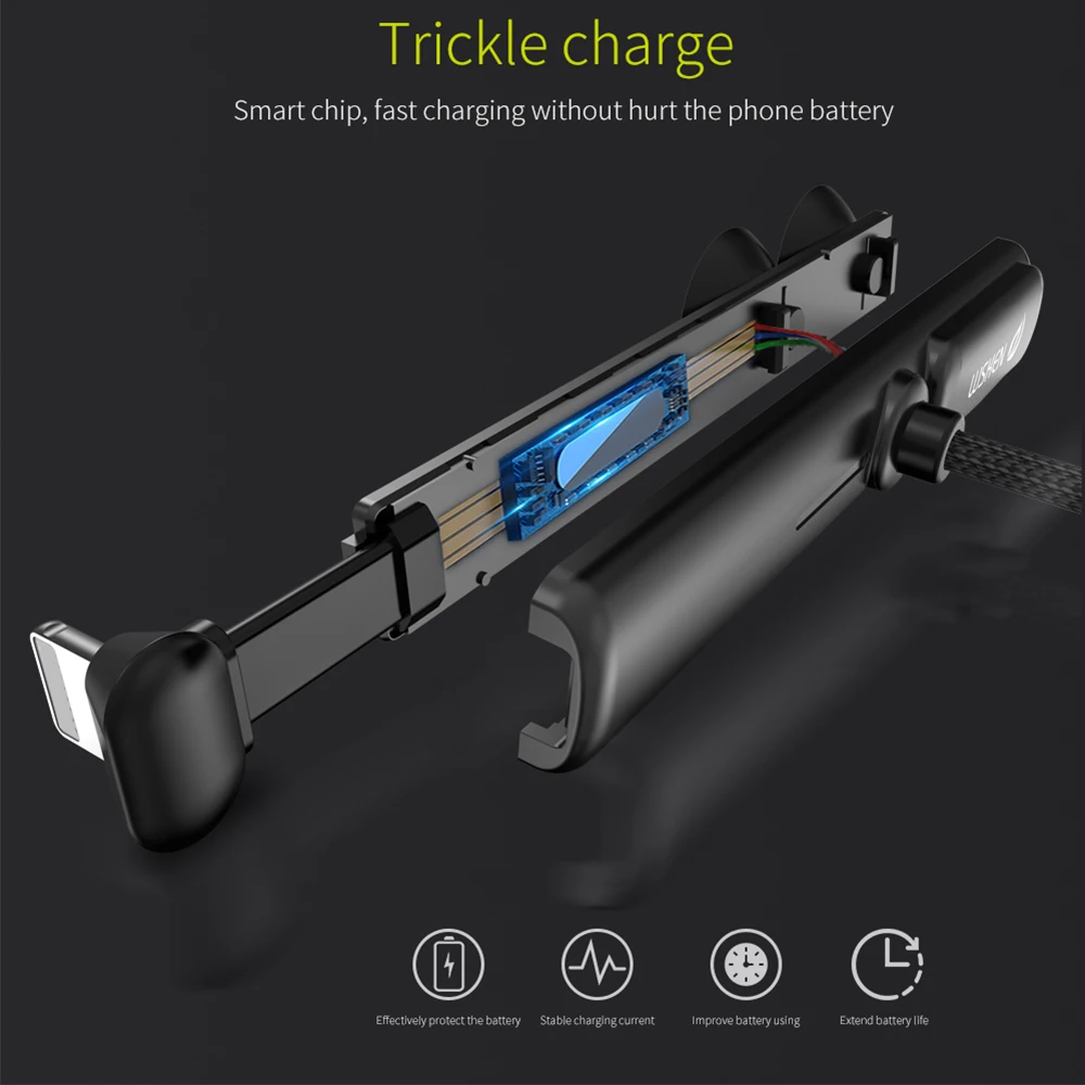 Wsken зарядное устройство для игр USB кабель iPhone 6s 6 7 8 быстрой зарядки Micro Type C Samsung