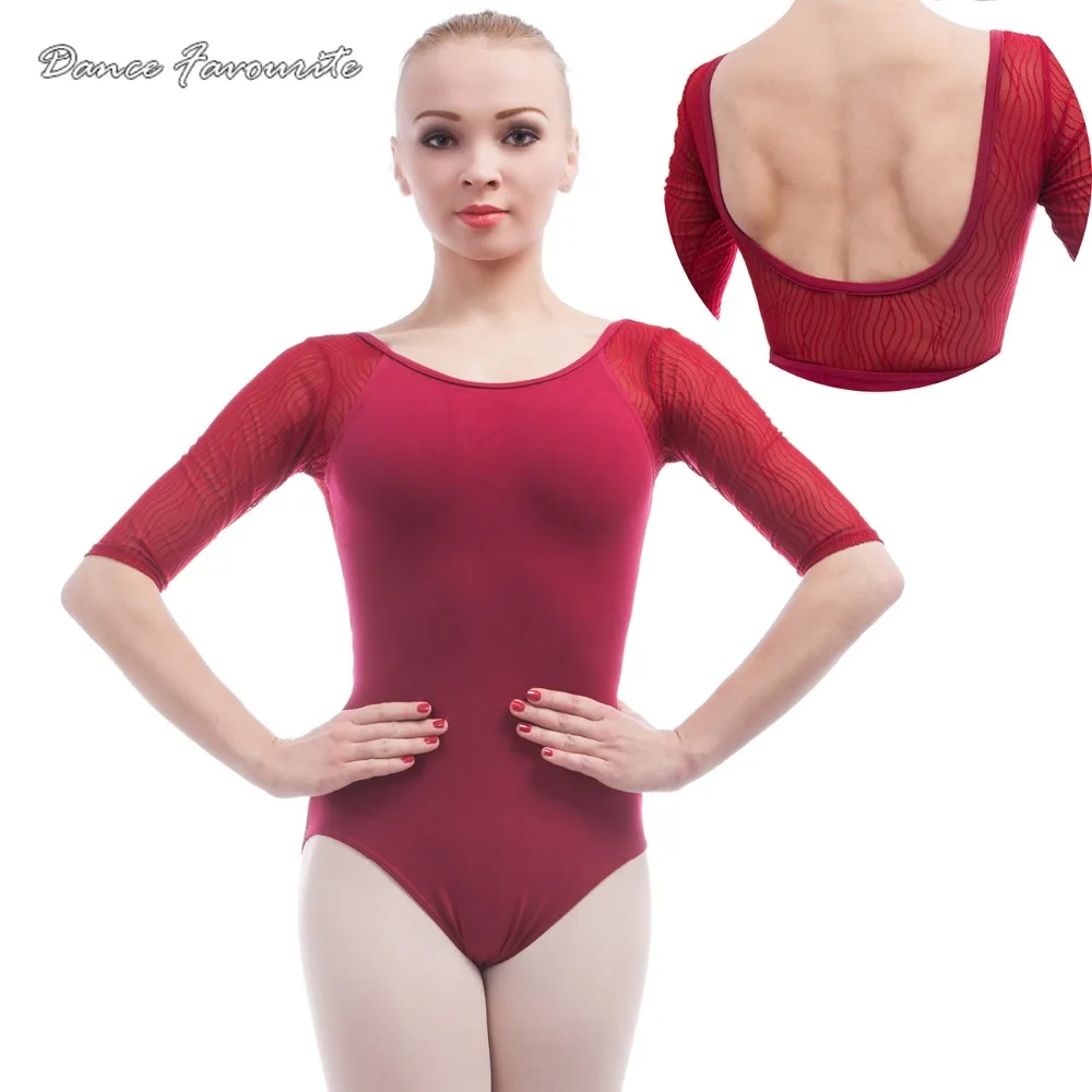 Cena New arrival balet trykoty dla kobiet czystej bawełny czarny balet taniec odzież do tańca dla dorosłych praktyka ubrania gimnastyka trykoty