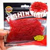 100Pcs/lot red worm soft lures salt odor Simulation Earthworm Fishy Smell fishing lure Worms carp Fishing tackle Accessories ► Photo 3/3