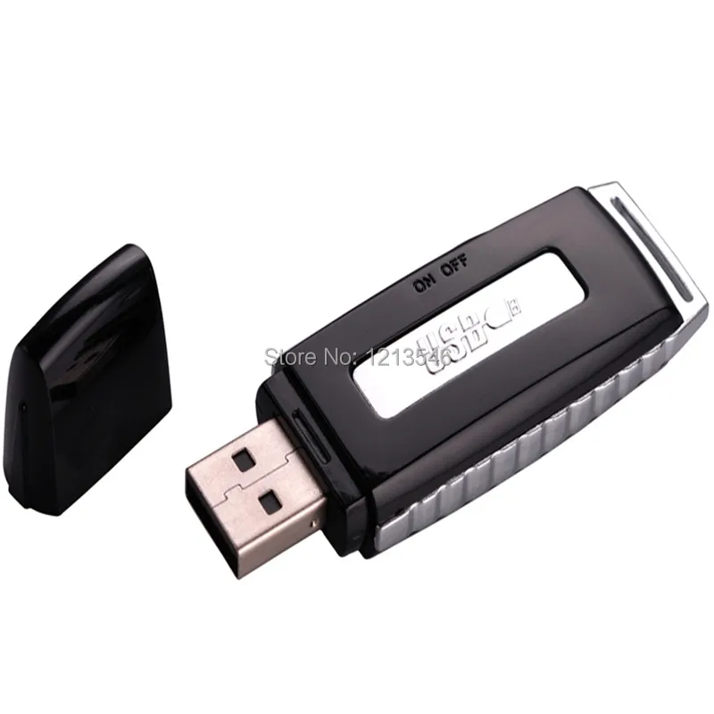 8 Гб мини USB Аудио Диктофон 512 кбит/с бит скорость запись ключа с U диском