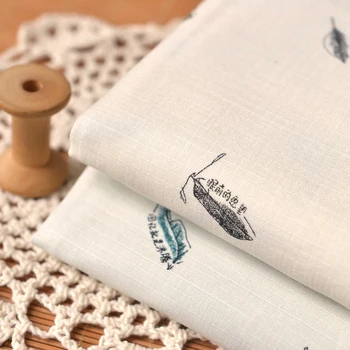 

Personality, Literature and Art, Small Print, Leaves, Dark Lattice, All-cotton Cloth Fabric