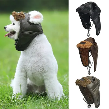 

Handsome Poilt Dog Hat Autumn Winter Hat For Dogs Warm Comfortable Easy on Cashmere Dog Cap